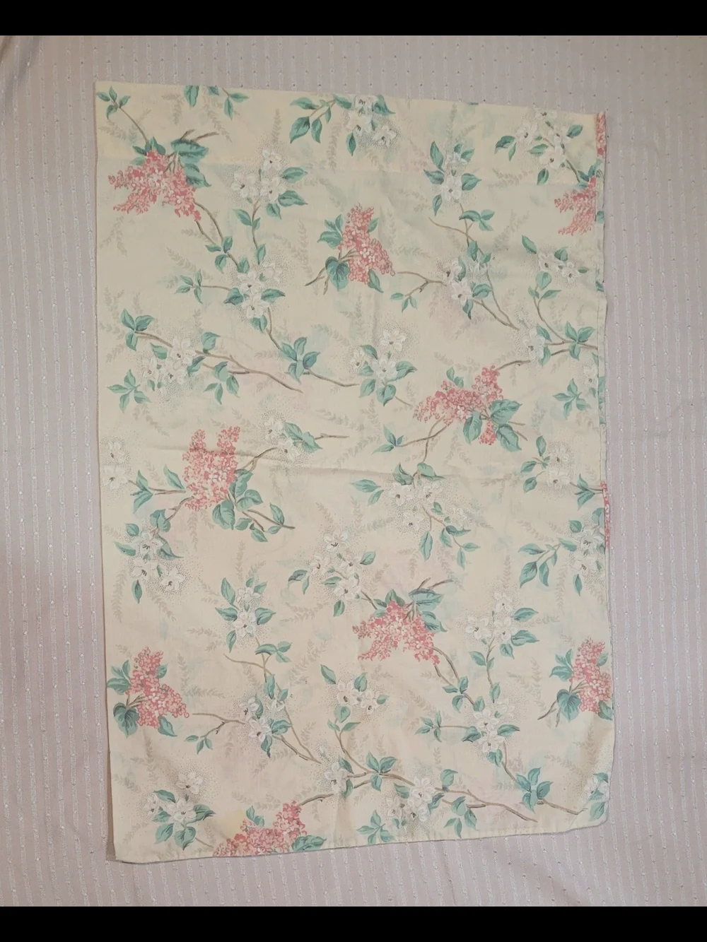 Vintage Martex & Carlin Floral Pillowcase Lot (2)  Retro Cottagecore Percale